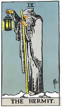 Hermit Tarot Card