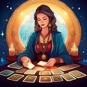 Psychic giving reading